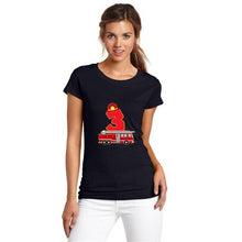 Load image into Gallery viewer, Cute 3rd Birthday Fireman Firefighter Fire Truck tshirt