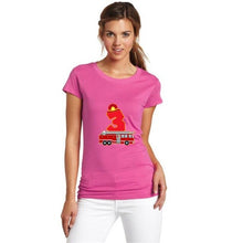 Load image into Gallery viewer, Cute 3rd Birthday Fireman Firefighter Fire Truck tshirt