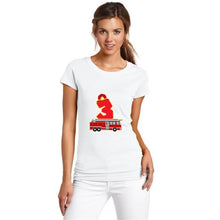 Load image into Gallery viewer, Cute 3rd Birthday Fireman Firefighter Fire Truck tshirt
