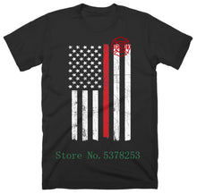 Load image into Gallery viewer, This Line Flag T Shirt Volunteer Firefighter
