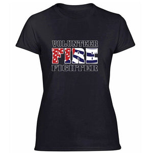 Volunteer Firefighter Black Baseball R Fire Fighte Tshirt 2020